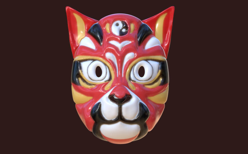 3D Cat Mask Model