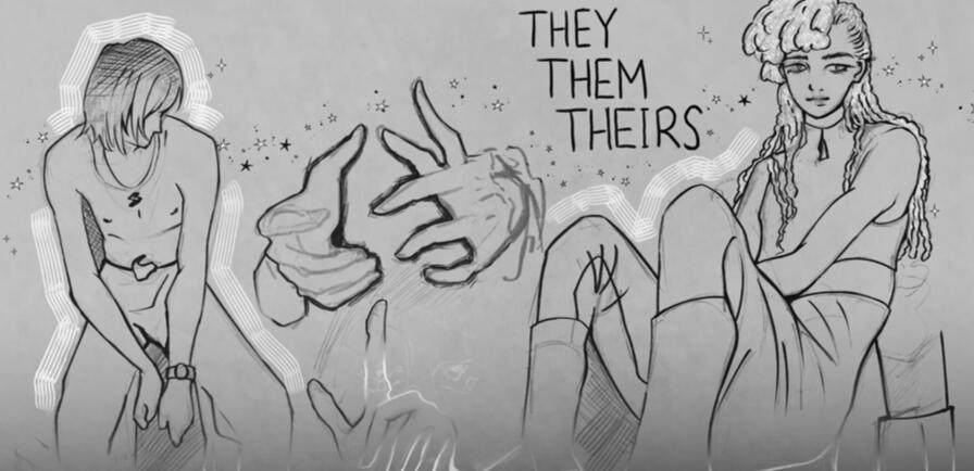 They Them Theirs Zine Cover
